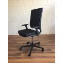 Viasit Bürodrehstuhl schwarz gepolstert komfortabel