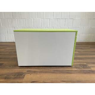 Steelcase Rollcontainer 4 Auszüge grün weiß abschließbar