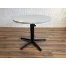 Assmann Besprechungstisch 80 cm grau schwarz Sitz-Steh-Tisch