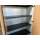 Steelcase Aktenschrank 6 Ordnerhöhen Griffe grau 100cm Buche grau