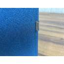Profim Sitzwürfel blau gepolstert Pouf Fußhocker
