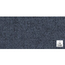 Chefsessel Bürodrehstuhl NORTH CAPE ohne Armlehnen Schwarz Kunststoffbasis mit Glasfaser Weichboden (Teppich) Step 100% Flammhemmendes Polyester L14 Graublau Melange